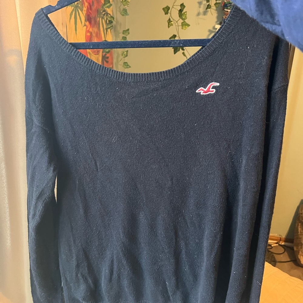 Hollister Women's Black Sweater